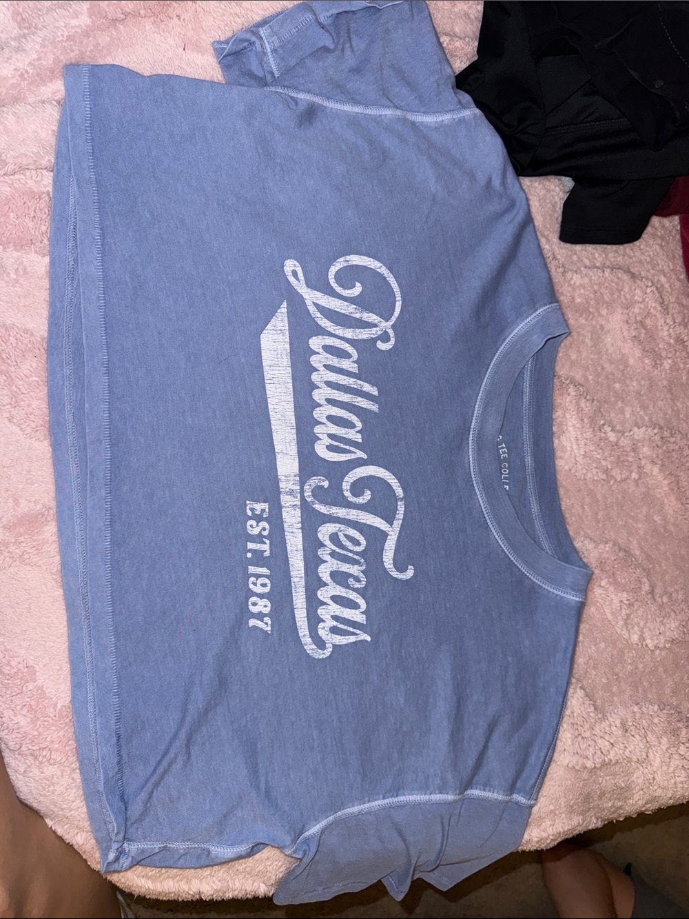 Aeropostale Dallas Texas Graphic Tee - Light Blue